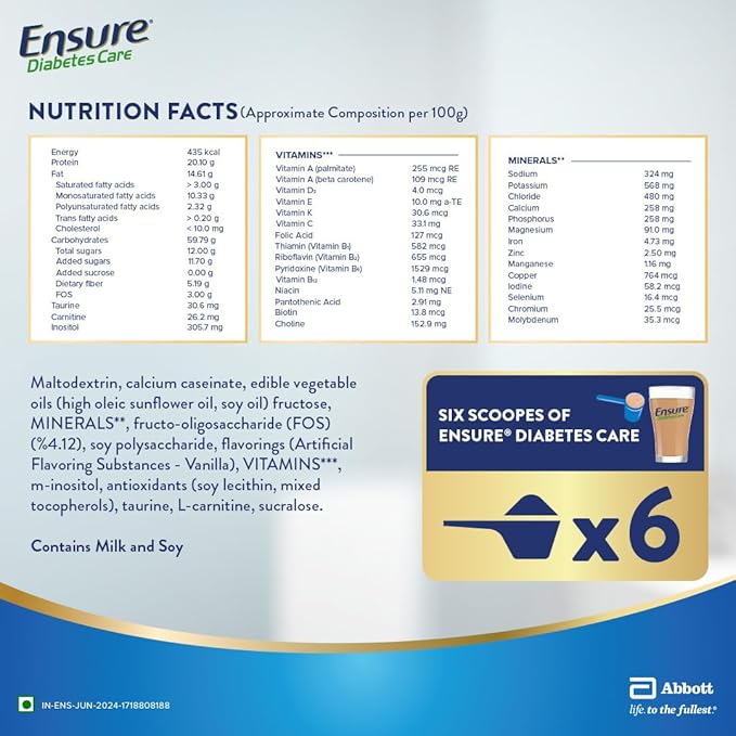 ENSURE DIABETES CARE CHOCOLATE 200G