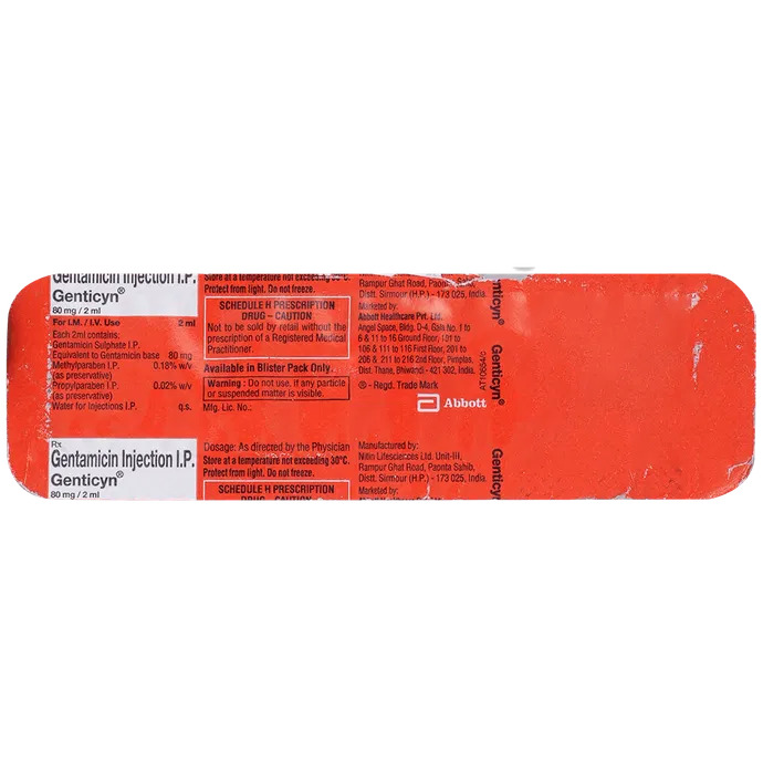 GENTICYN 80MG INJECTION