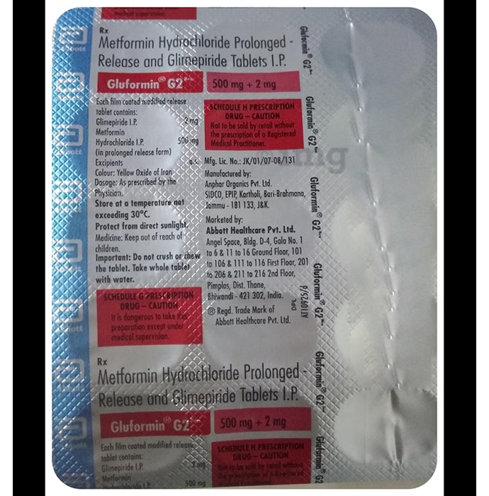 GLUFORMIN-G2 TABLET