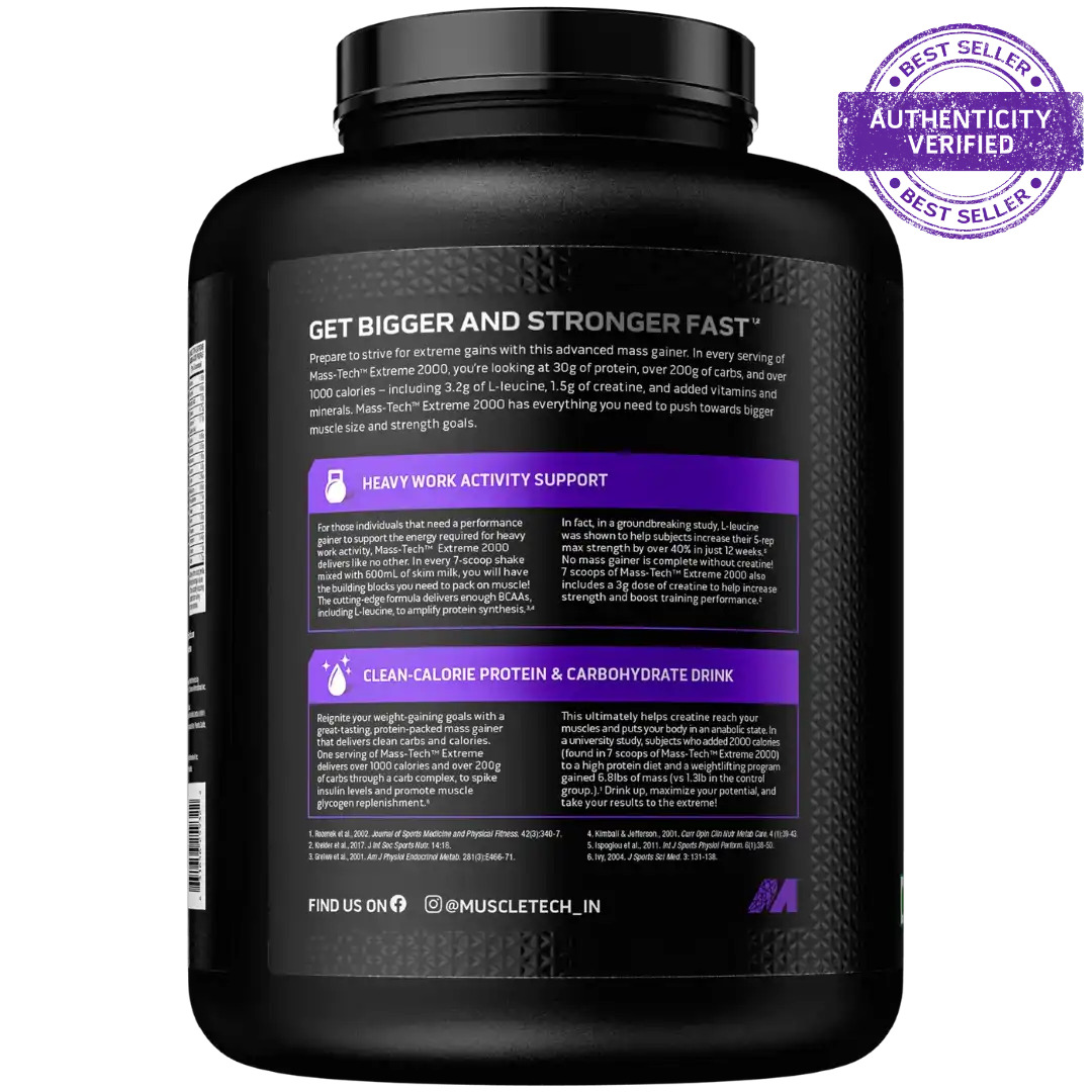 MT MASSTECH EXTREME TRIPLE CHOCOLATE BROWNIE 3KG