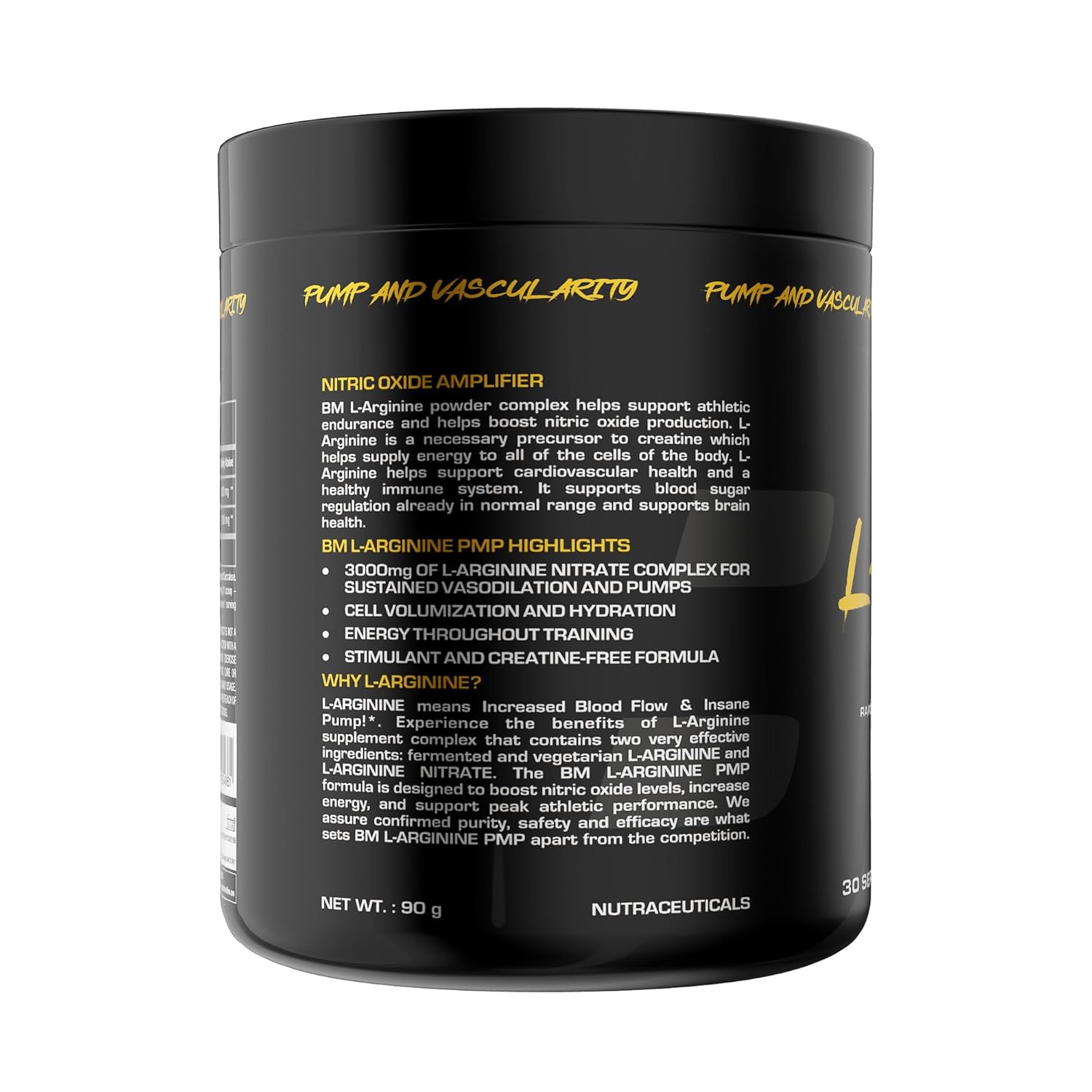 BIG MUSCLES L-ARGININE POWDER MANGO MADNESS 30 SERVINGS