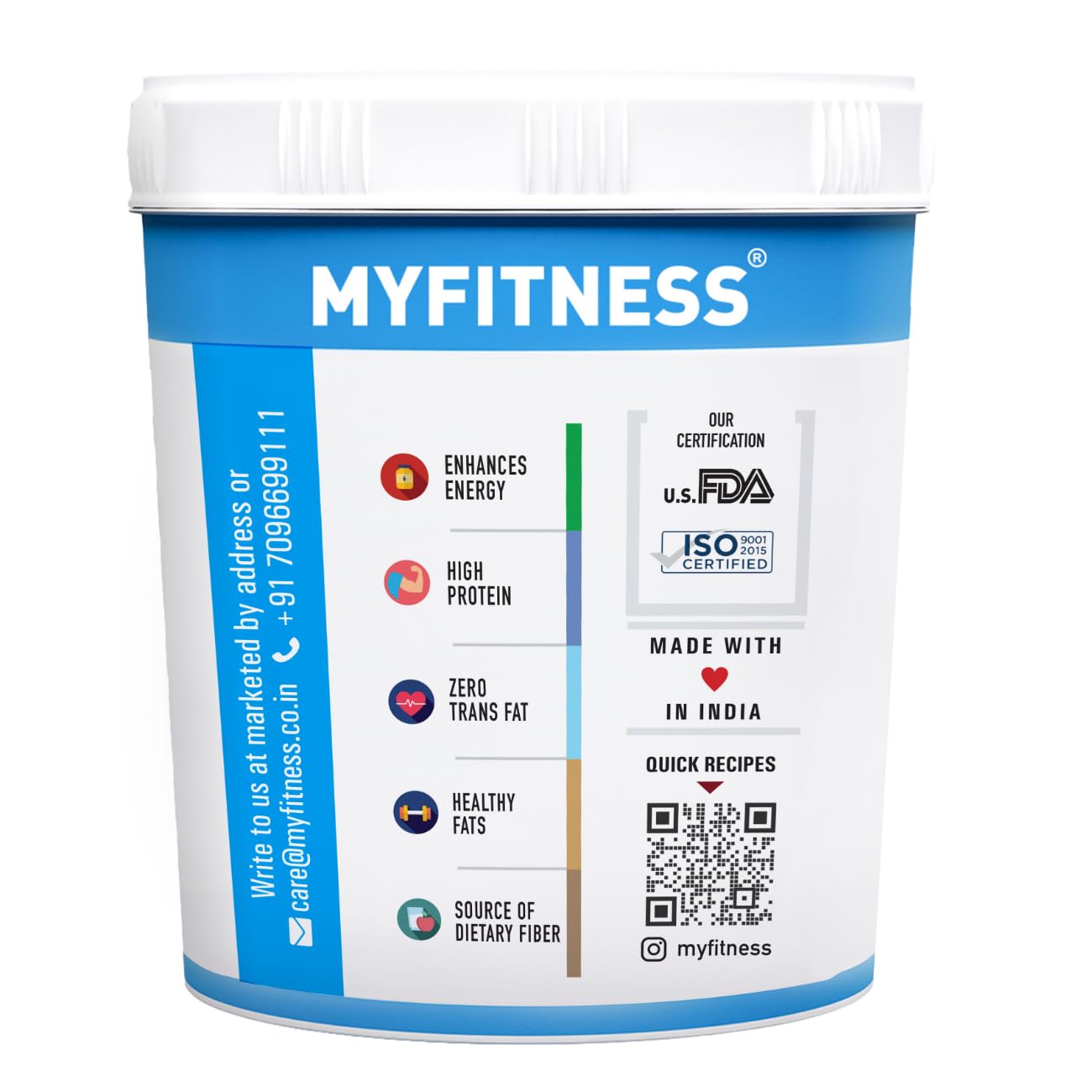 MYFITNESS CHOCOLATE PEANUT BUTTER CRUNCHY 1.25KG