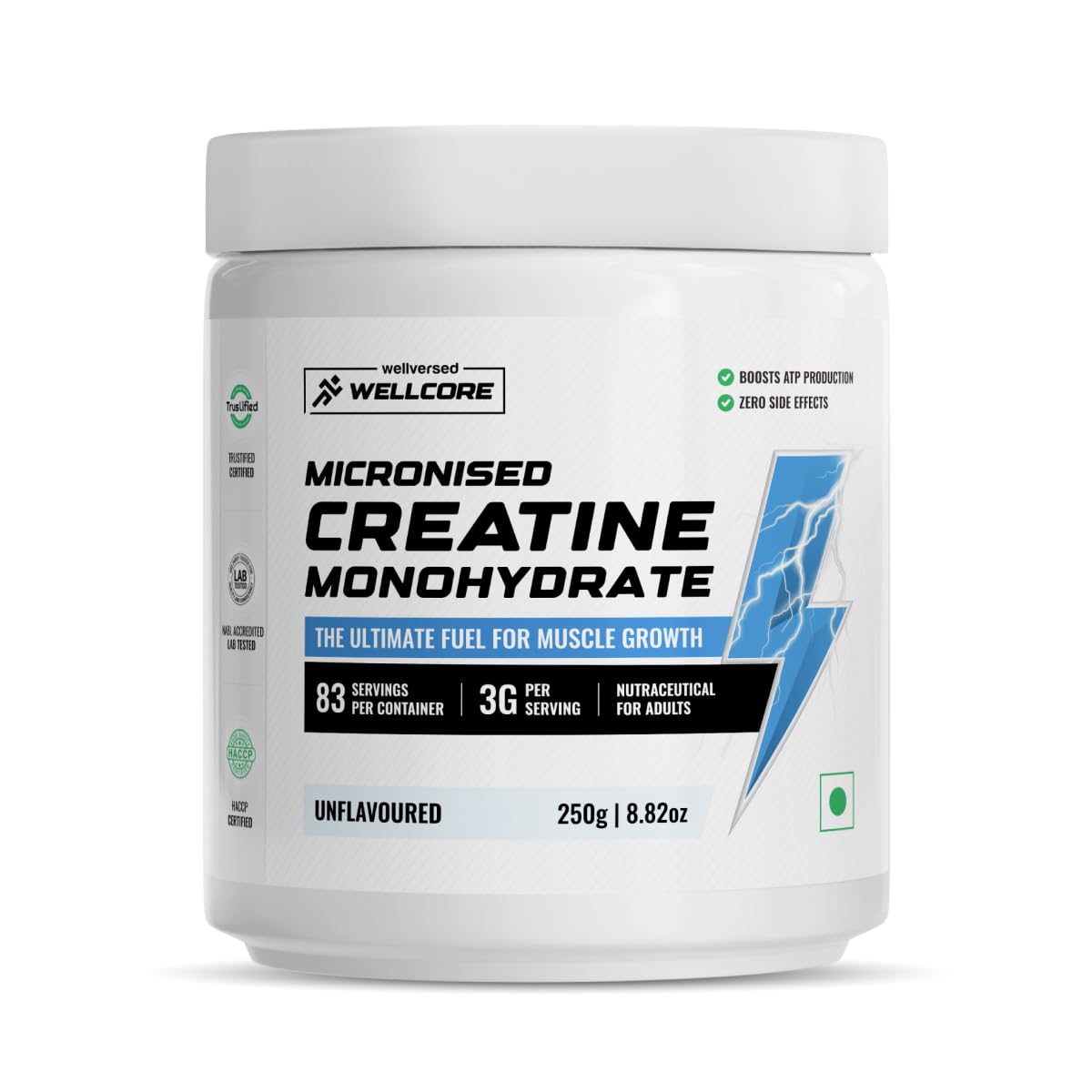 WELLCORE MICRONISED CREATINE 250GM