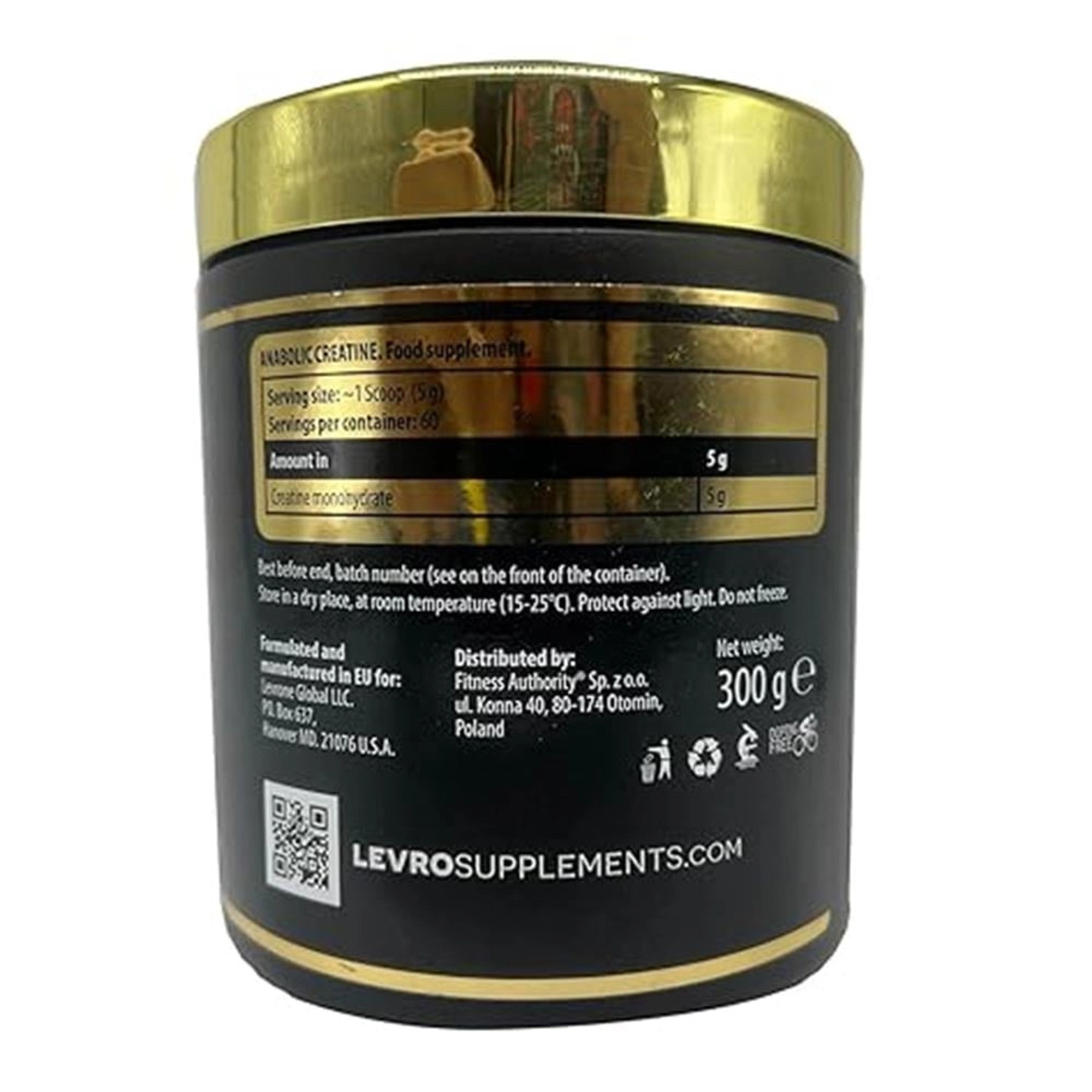 KEVIN LEVRONE SIGNATURE SERIES ANABOLIC CREATINE UNFLAVOURED 300GM