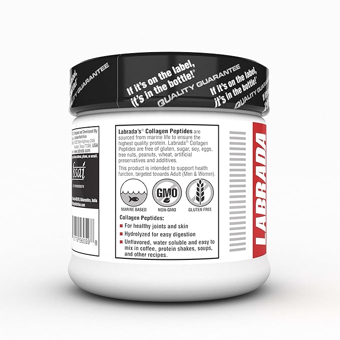 LABRADA MARINE COLLAGEN PEPTIDES UNFLAVOURED 300GM