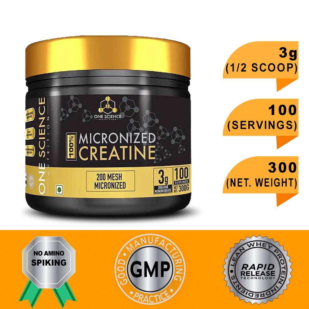 ONE SCIENCE NUTRITION MICRONIZED CREATINE 300GM