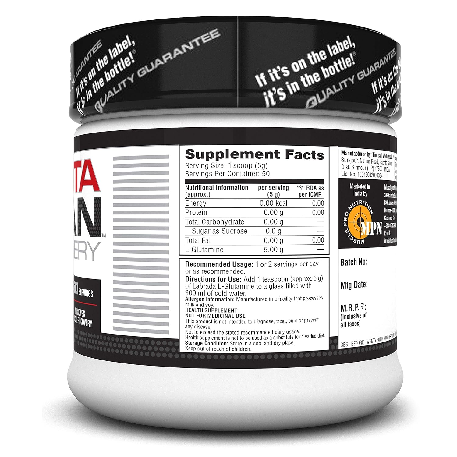LABRADA GLUTALEAN 250GM