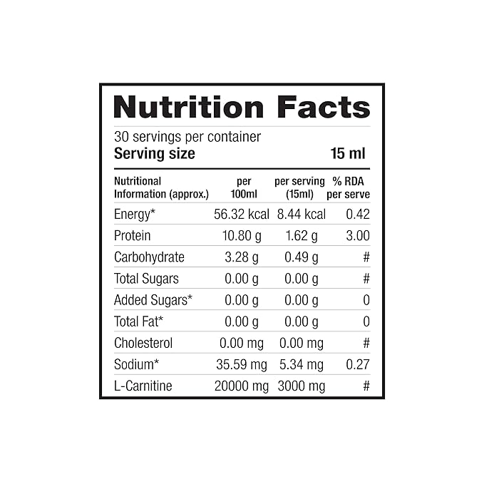 LABRADA L-CARNITINE 3000MG LITCHI LIQUID 450ML