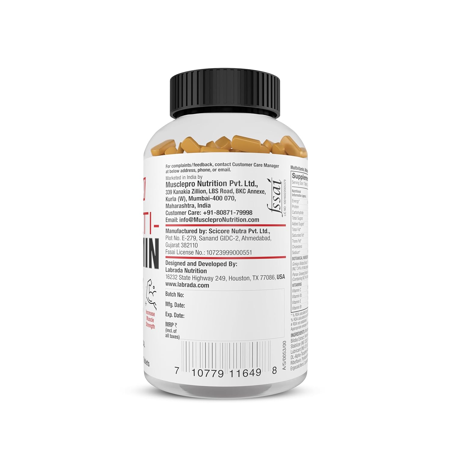 LABRADA MULTIVITAMIN 60 CAPSULES