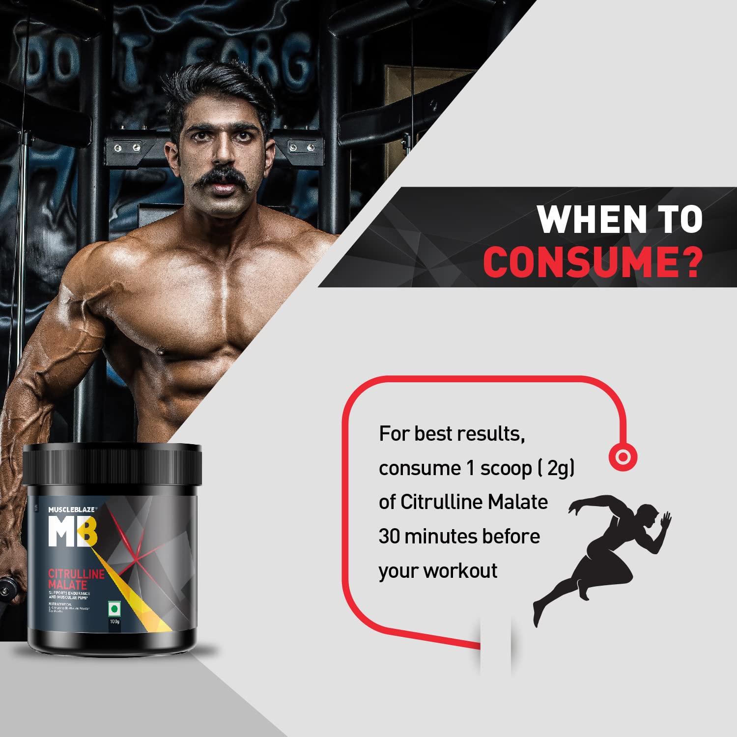 MUSCLEBLAZE CITRULLINE MALATE UNFLAVORED 100GM