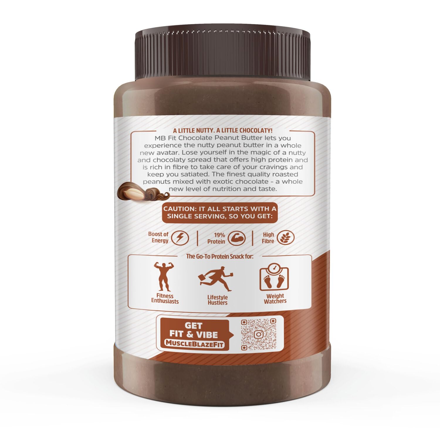 MUSCLEBLAZE CHOCOLATE PEANUT BUTTER CREAMY 1KG