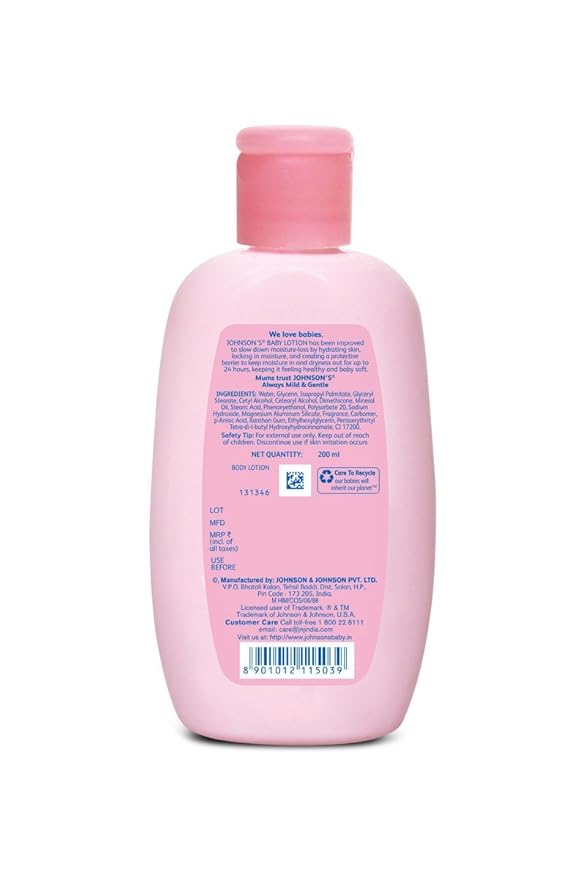 JOHNSONS BABY LOTION 200ML