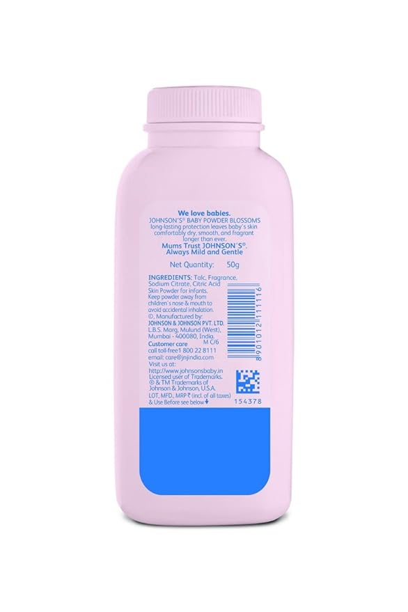 JOHNSONS BABY POWDER BLOSSOMS 50GM