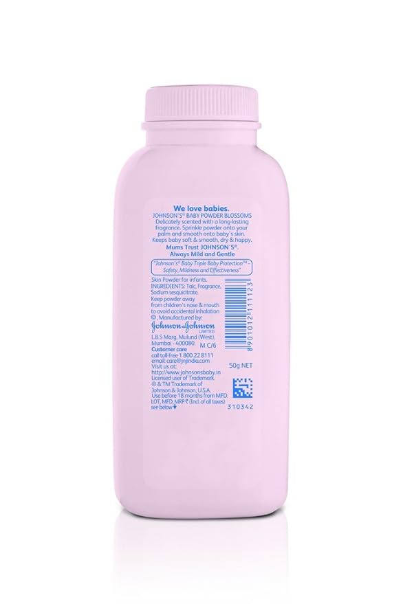 JOHNSONS BABY POWDER BLOSSOMS 50GM