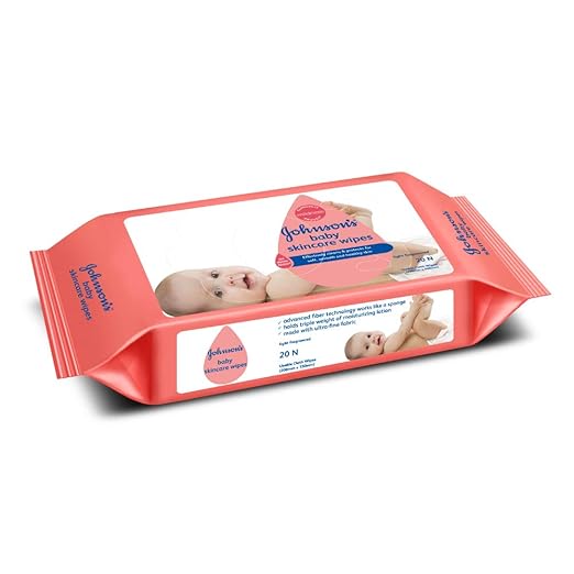 JOHNSONS BABY WIPES 20PCS