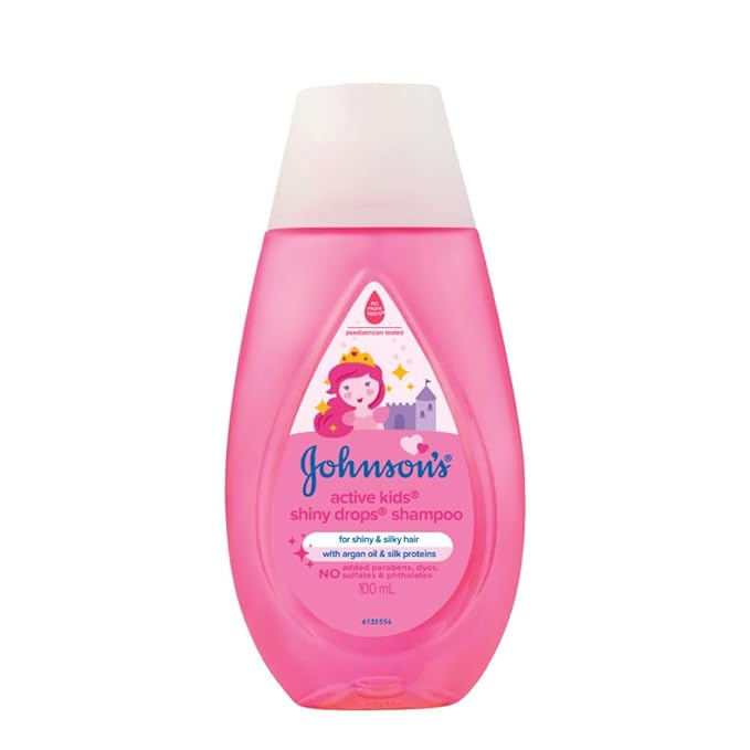 JOHNSONS KID SHINY DROP SHAMPOO 100ML