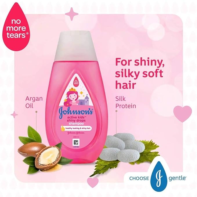 JOHNSONS KID SHINY DROP SHAMPOO 100ML