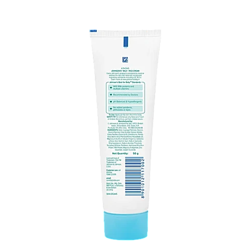 JOHNSONS MILK+RICE CREAM 50G