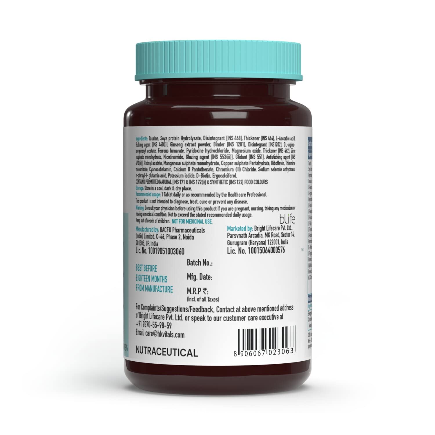HEALTHKART MULTIVITAMINS UNFLAVORED 90 TABLETS