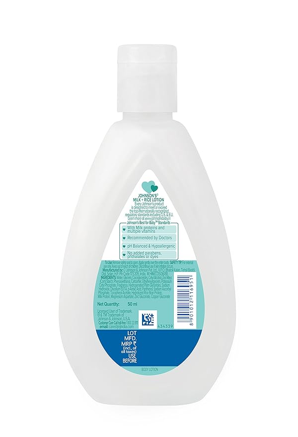 JOHNSONS MILK+RICE LOTION 50ML