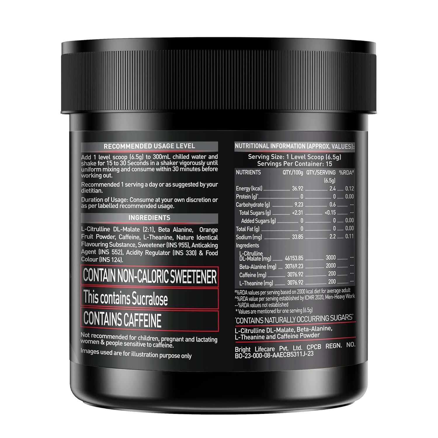 MUSCLEBLAZE PRE-WORKOUT 200 XTREME FRUIT PUNCH 0.22LB