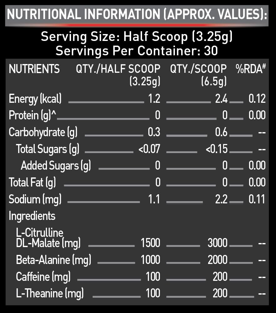 MUSCLEBLAZE PRE-WORKOUT 200 XTREME FRUIT PUNCH 0.22LB