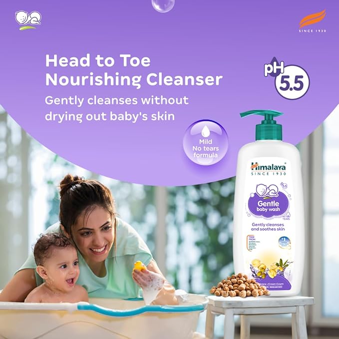 HIMALAYA GENTLE BABY WASH 100ML