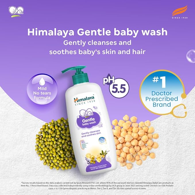 HIMALAYA GENTLE BABY WASH 100ML