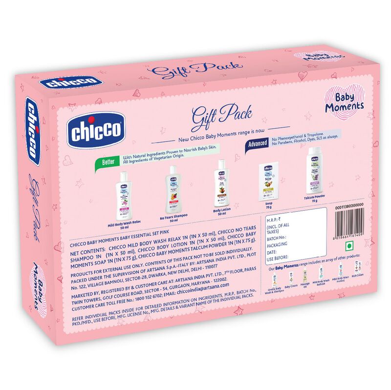 CHICOO BM BABY ESSENTIAL SET PINK