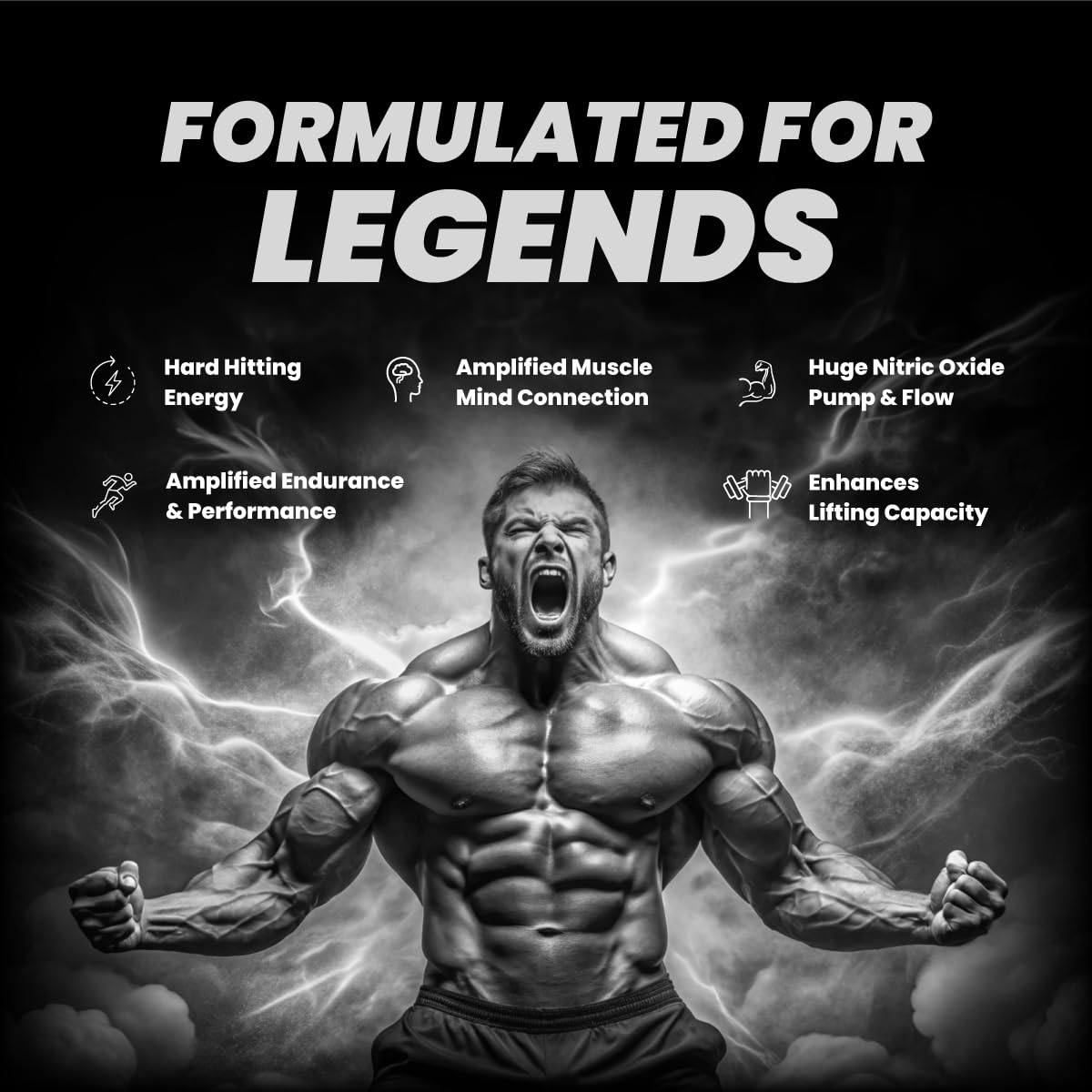 BIG MUSCLES KARNAGE BLACK PRE-WORKOUT SEX ON THE BEACH 30 SERVINGS