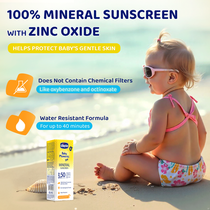 CHICCO BM SUN CREAM SPF-50 75GM