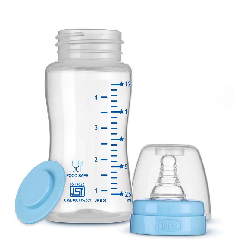 CHICCO BOTTEL FEED EASY 125ML BLUE SLOW