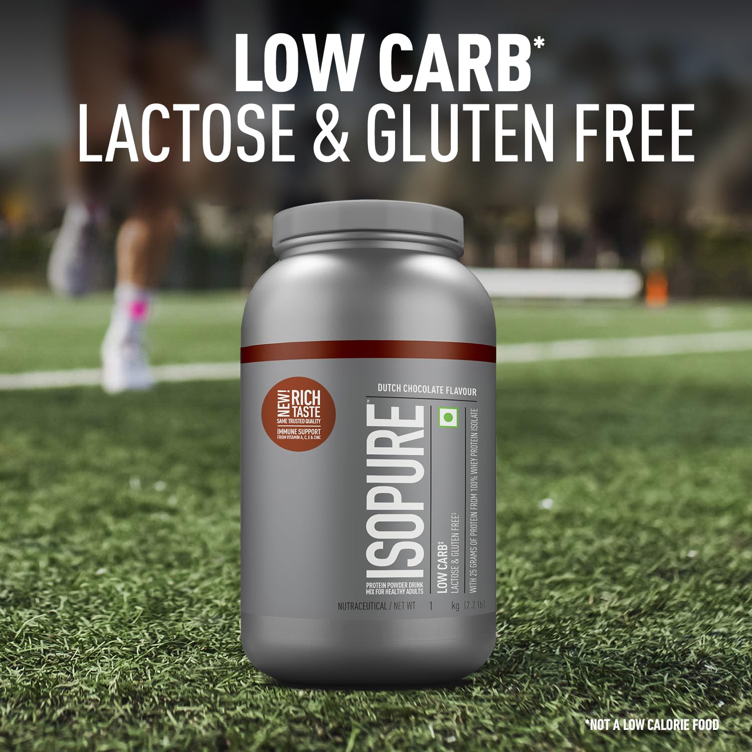 ISOPURE LOW CARB WHEY PROTEIN ISOLATE POWDER DUTCH CHOCOLATE 1KG