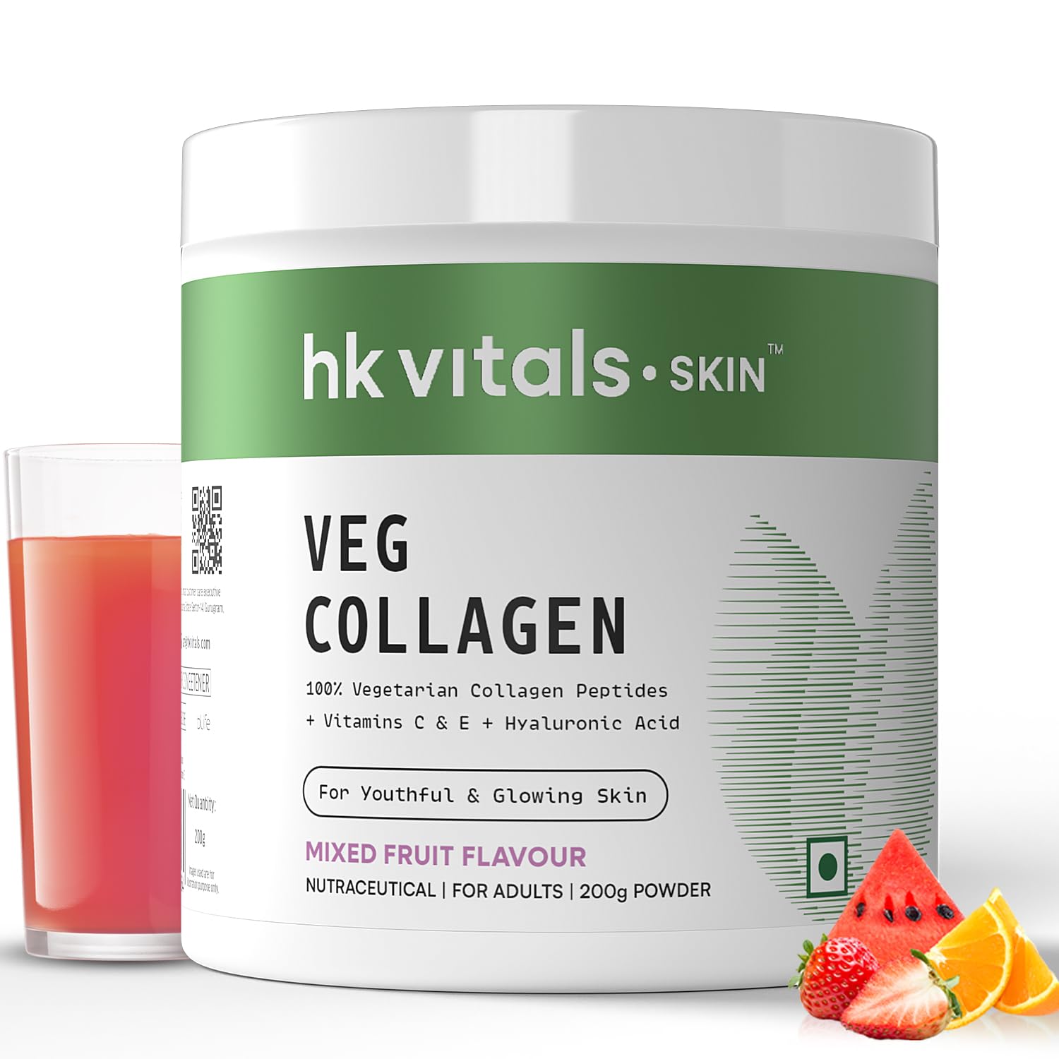 HEALTHKART HK VITALS SKIN RADIANCE COLLAGEN 100GM VEG MIXED FRUIT