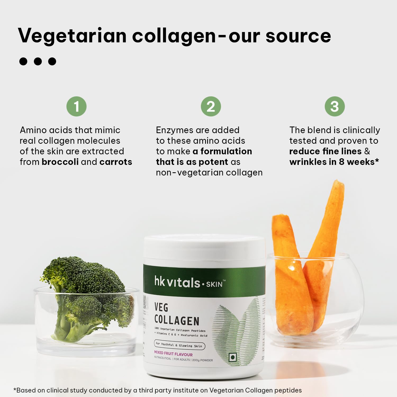 HEALTHKART HK VITALS SKIN RADIANCE COLLAGEN 100GM VEG MIXED FRUIT