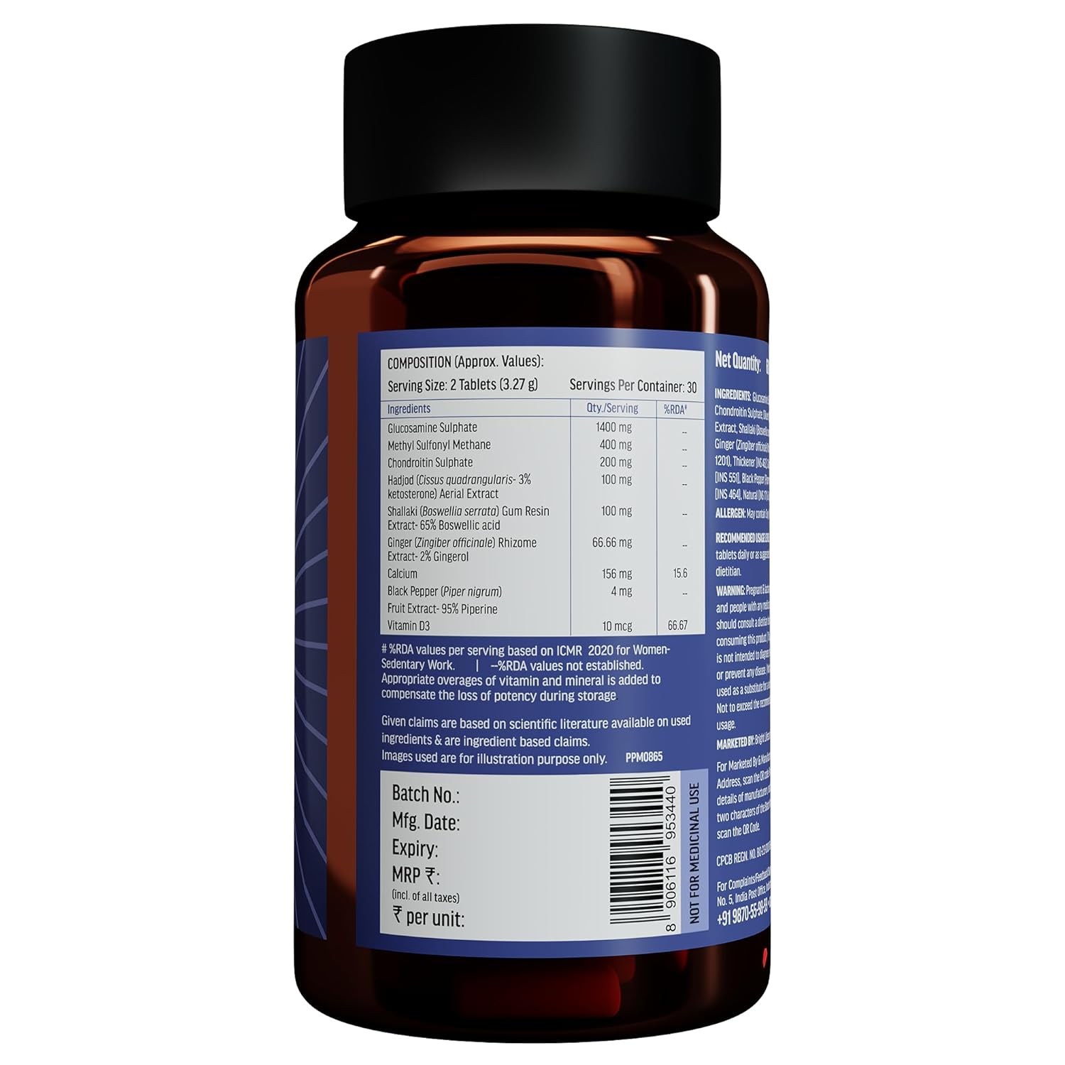 HEALTHKART HK VITALS HEALTHY JOINTS 60 TABLETS