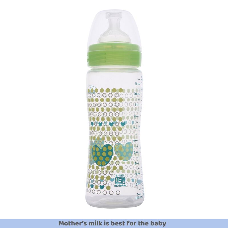 CHICCO BOTTEL WB SIL PHY GREEN 330ML