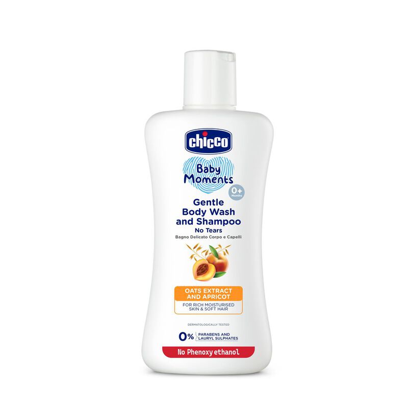 CHICCO GENTLE BODY WASH & SHAMPOO 200ML