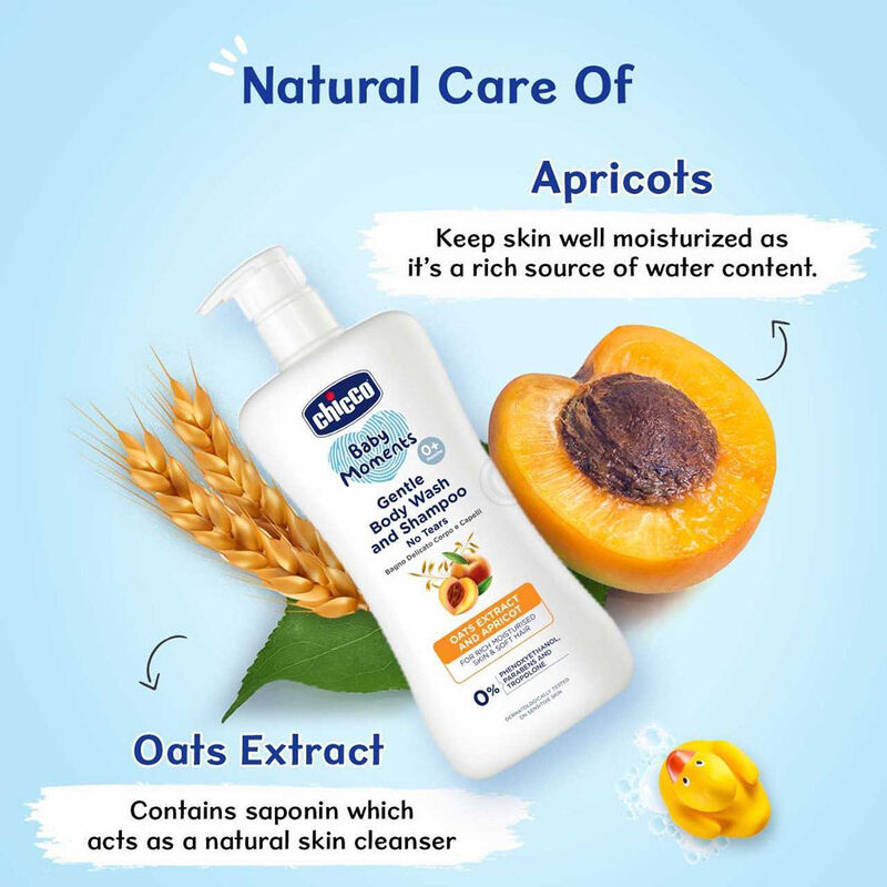 CHICCO GENTLE BODY WASH & SHAMPOO 200ML