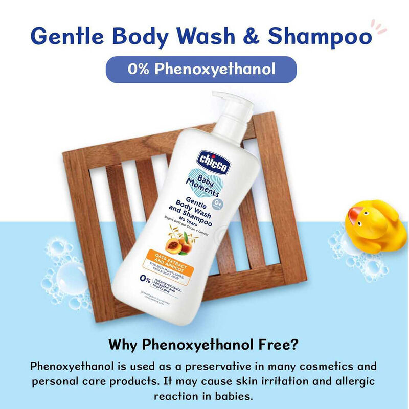 CHICCO GENTLE BODY WASH & SHAMPOO 200ML