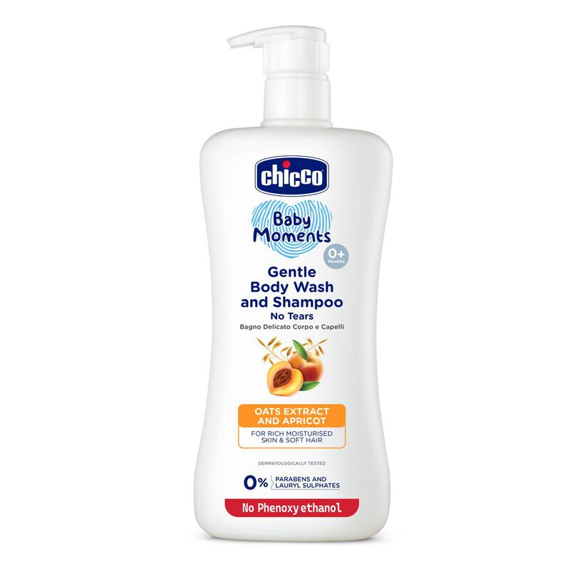 CHICCO GENTLE BODY WASH & SHAMPOO 500ML