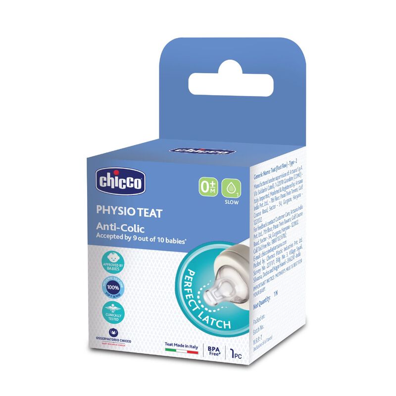 CHICCO TEATS PERFECTS 5 0M+SLOW 50