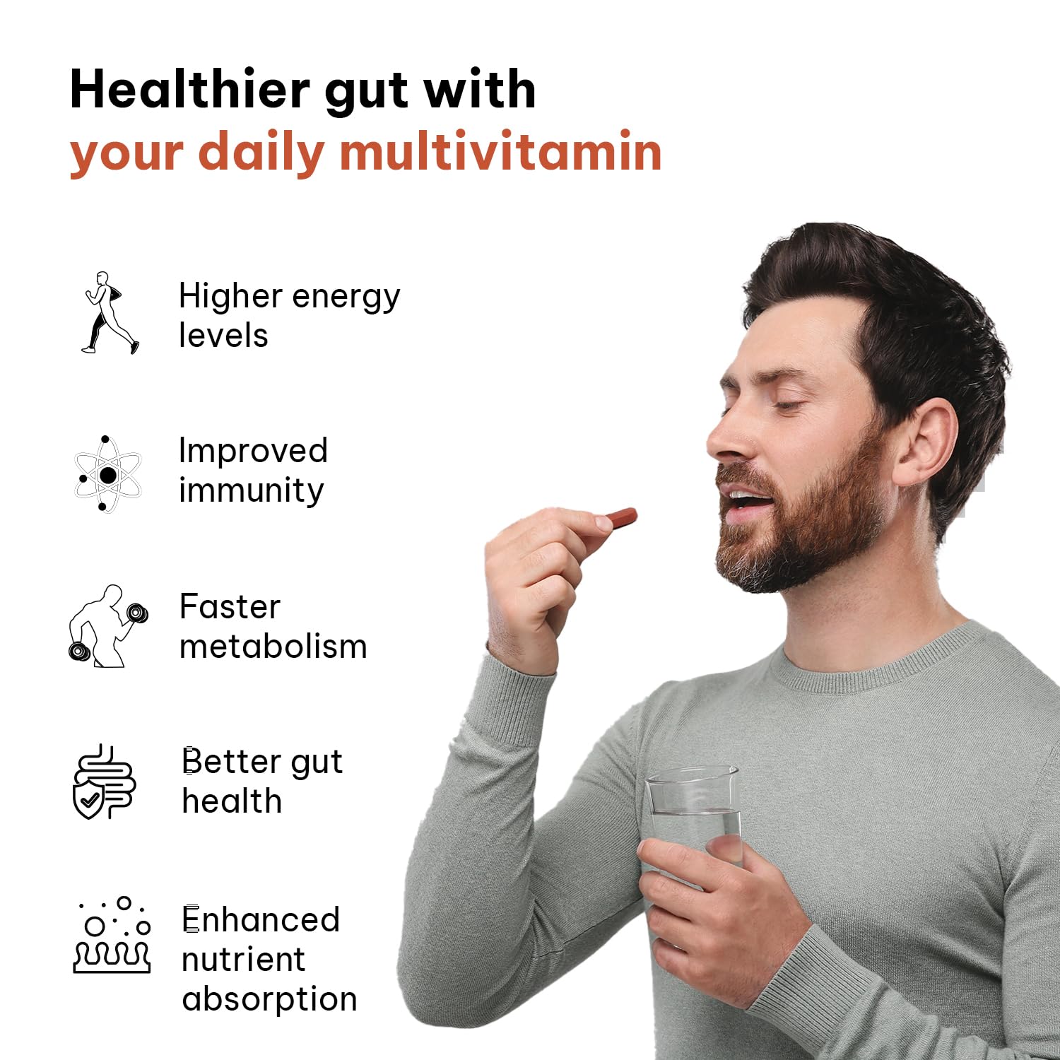 HEALTHKART HK VITALS MULTIVITAMIN WITH PROBIOTICS UNFLAVORED 60 TABLETS