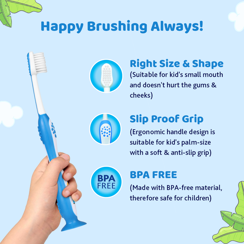 CHICCO TOOTHBRUSH BLUE 3Y-8Y