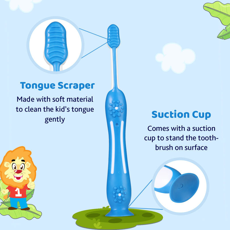 CHICCO TOOTHBRUSH BLUE 3Y-8Y