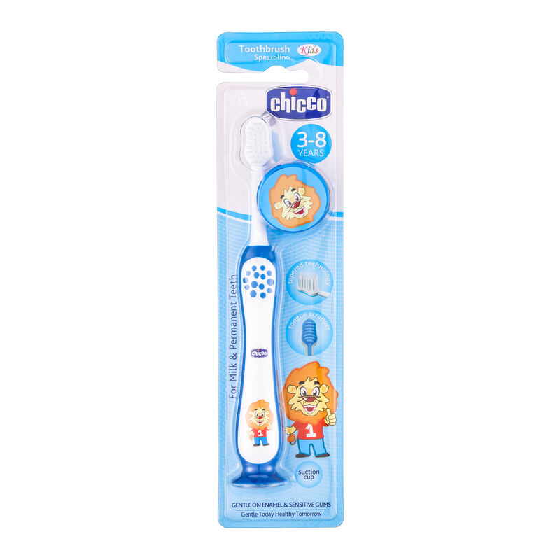 CHICCO TOOTHBRUSH BLUE 3Y-8Y