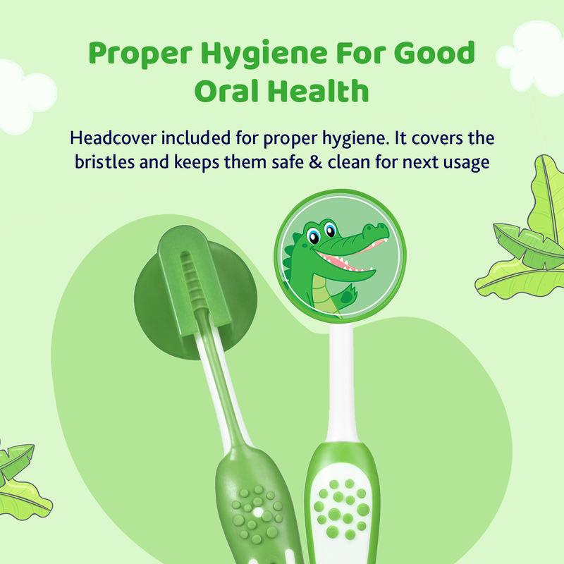 CHICCO TOOTHBRUSH GREEN 3Y-8Y