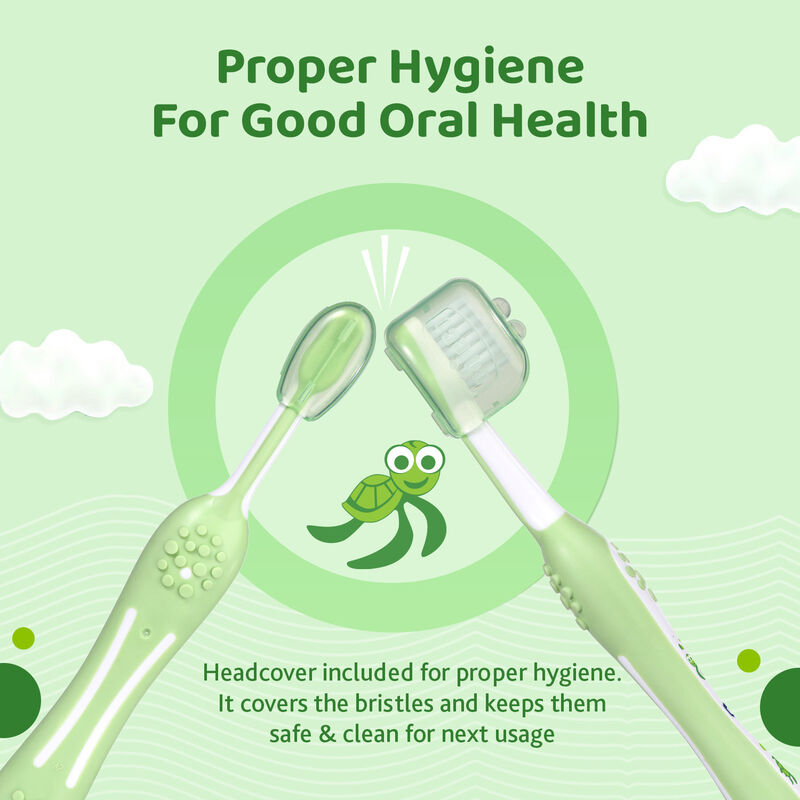 CHICCO TOOTHBRUSH GREEN 6-36M