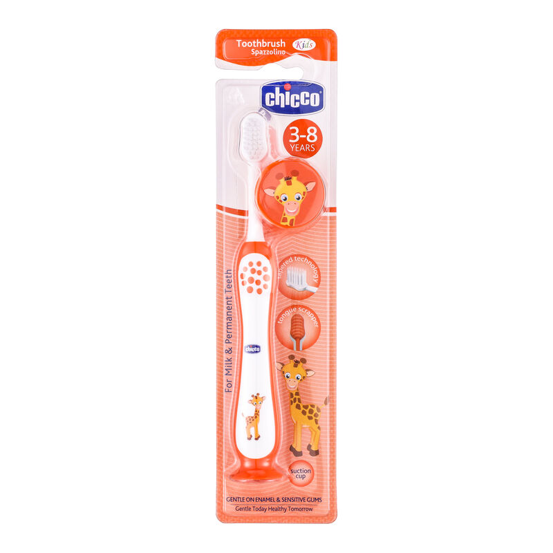 CHICCO TOOTHBRUSH ORANGE 3Y-8Y