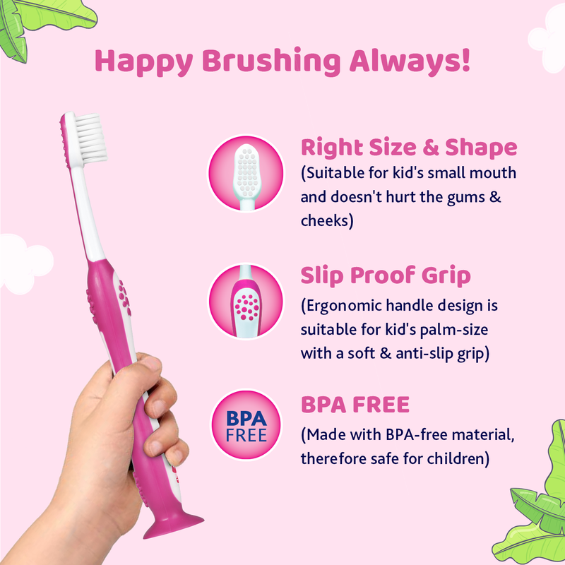 CHICCO TOOTHBRUSH PINK 3Y-8Y